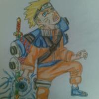 Naruto by Mirek93-my first color fa :D