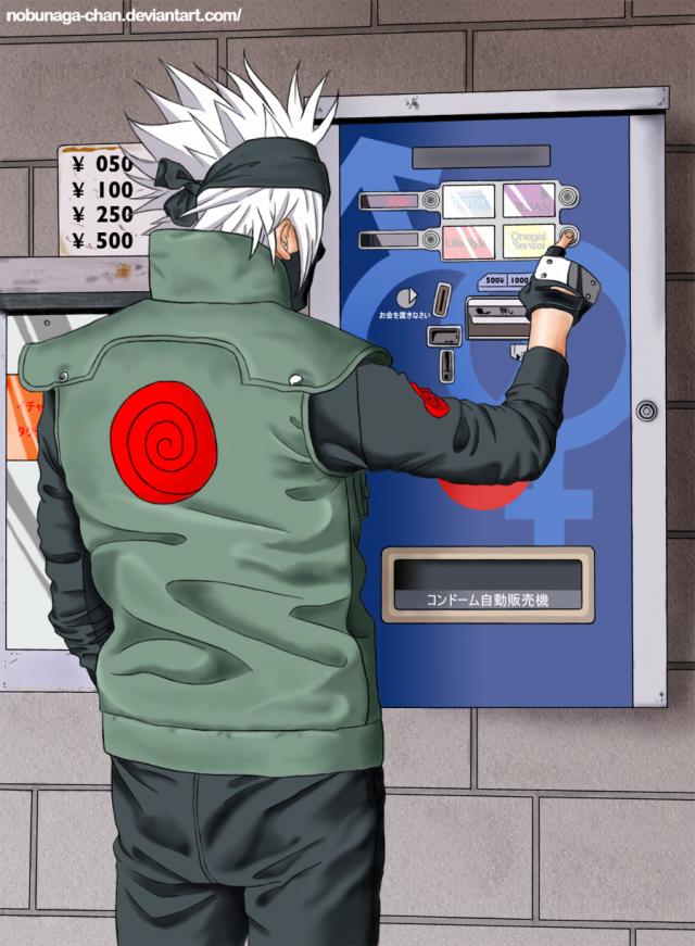 Do it safe, Kakashi *blush*