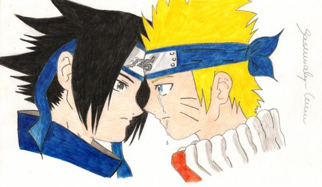 * Naruto and Sasuke *
