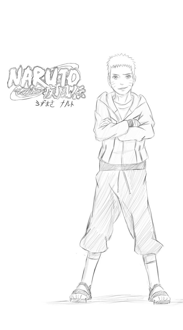 Naruto the Last sketch