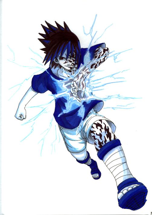 Sasuke při chidori