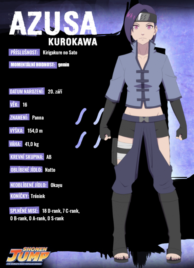 Naruto OC - Azusa Kurokawa