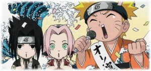 Naruto zpívá