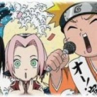 Naruto zpívá