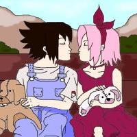 * Sasuke and Sakura *