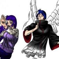 Konan vs. Hinata