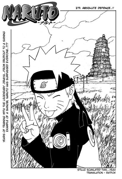 Obálka 275 - Naruto