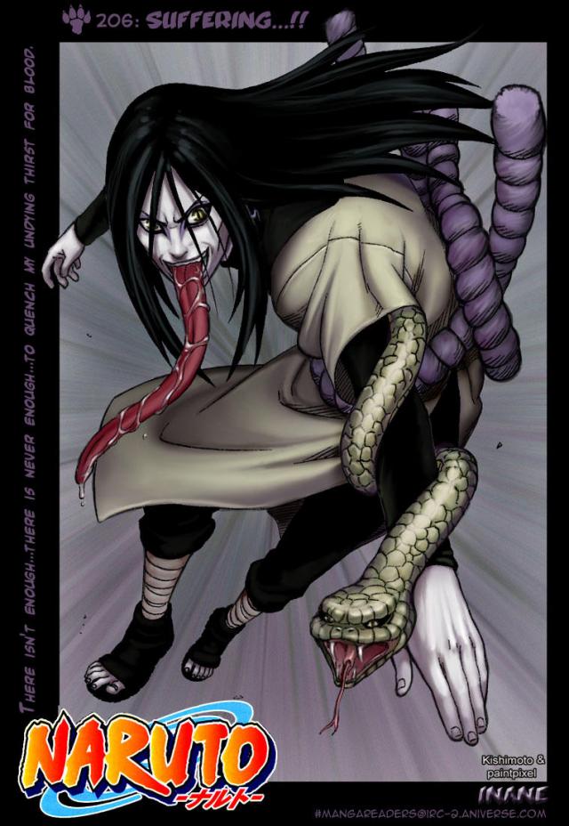 Manga 206 - Slizký Orochimaru