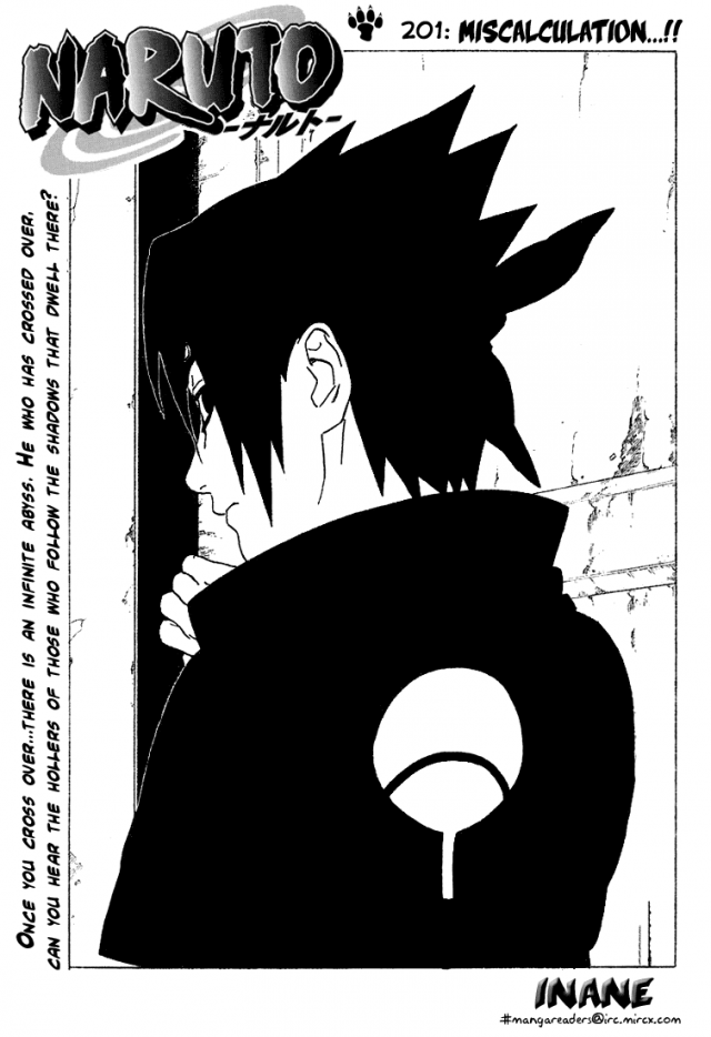 Manga 201 - Sasuke