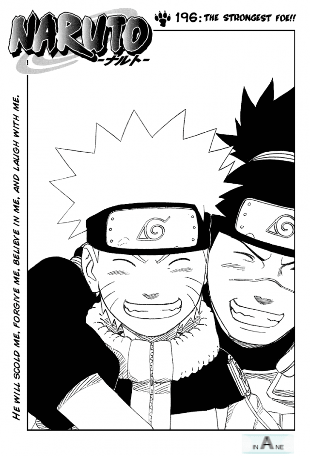 Manga 196 - Naruto a Iruka