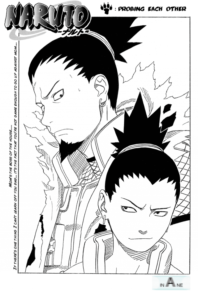 Manga 194 - Nara shikamaru a jeho otec