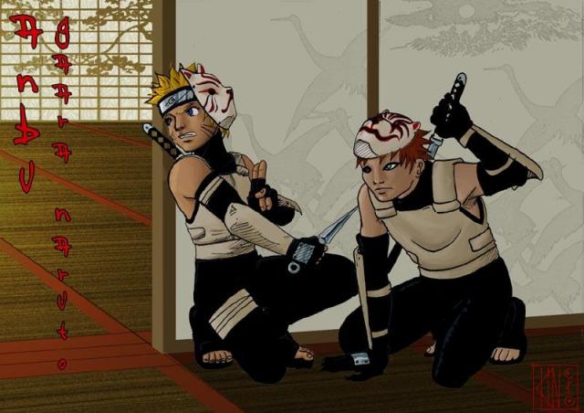 Naruto a Gaara ANBU