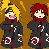 Sasori a Deidara - diskofilové