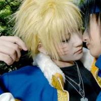 Naruto Sasuke kiss cosplay
