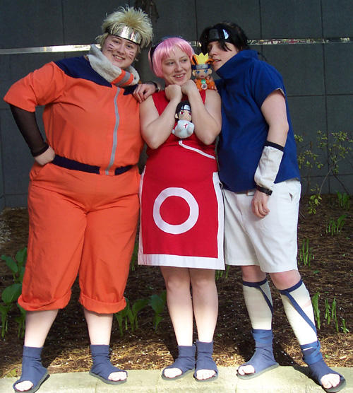 Naruto, Sakura a Sasuke