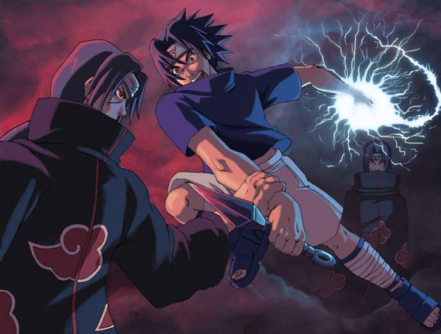 Sasuke and Itachi Brother fight