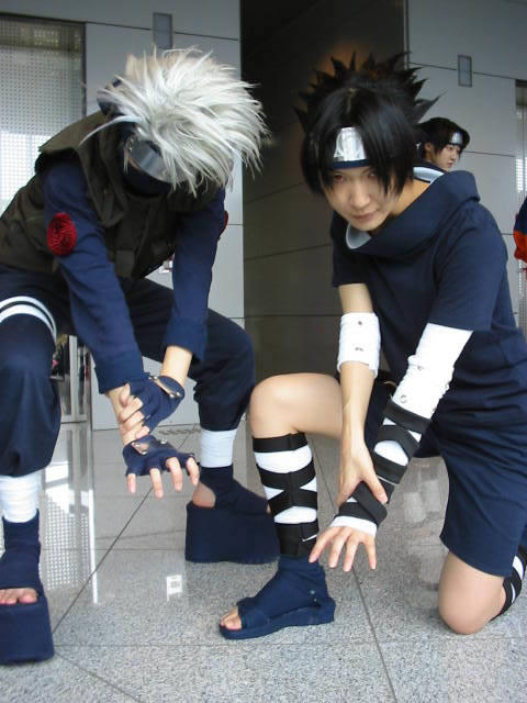 Kakashi and Sasuke Cosplay