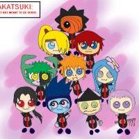 Chibi pyramida Akatsuki