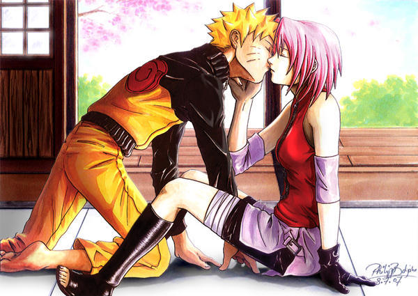Naruto kiss Sakura