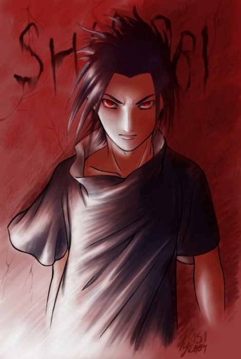 angry sasuke