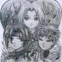 č. Gaara, Sakura a Sasuke