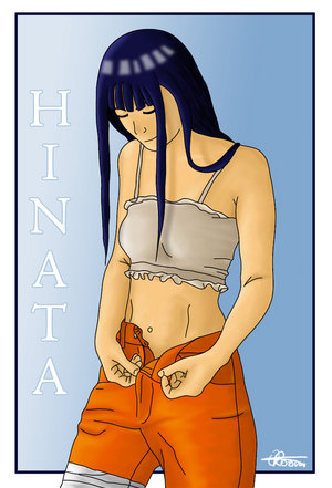 Hyuuga Hinata As Adult by F0RG0TTEN