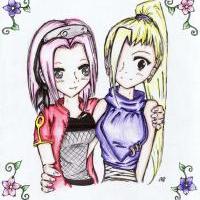 Ino and Sakura by avi17