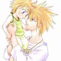 Yodaime a jeho syn Naruto