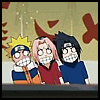 Naruto, Sasuke a Sakura