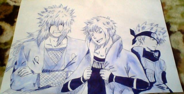 Jiraiya, Minato, Kakashi