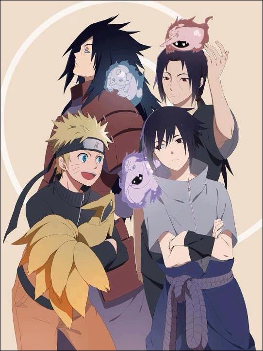 Naruto, Sasuke, Itachi, Madara :)