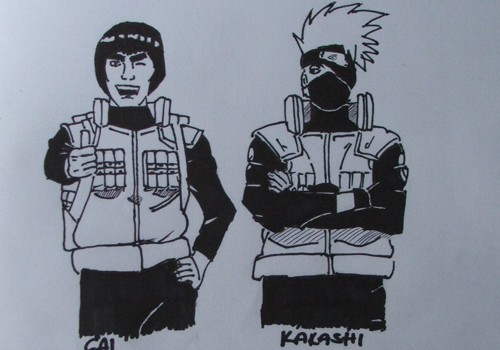 maito gai a hatake kakashi