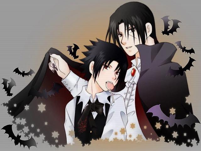 Sasuke a Itači jako vampírci?