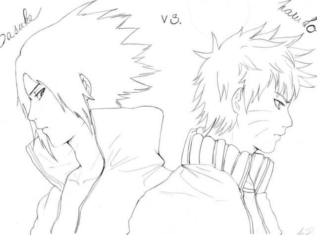 (Sasuke vs. Naruto)