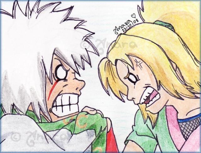 ...*Jiraiya a Tsunade v hádce :D *...