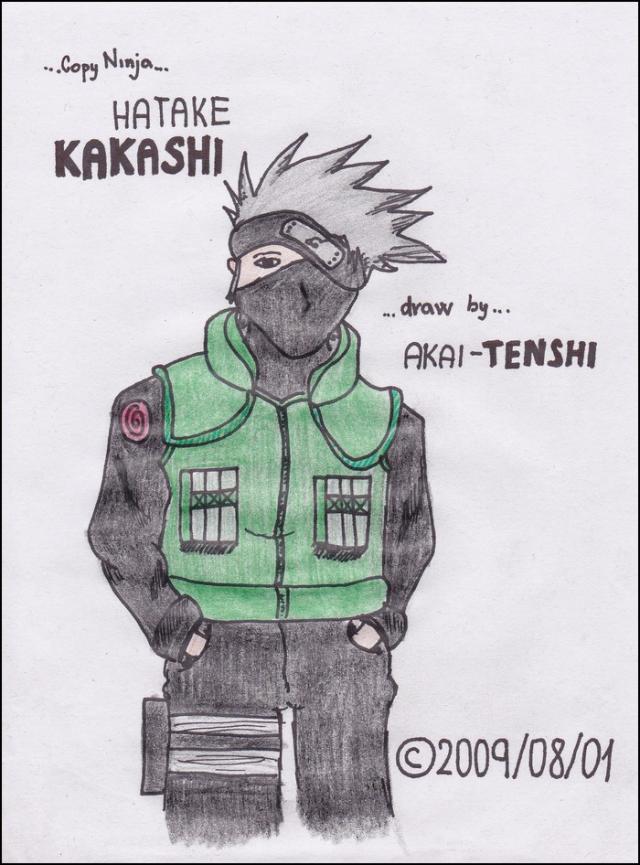 Copy ninja Hatake Kakashi by Akai-tenshi