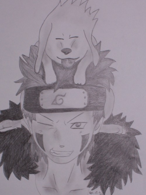 Kiba a Akamaru