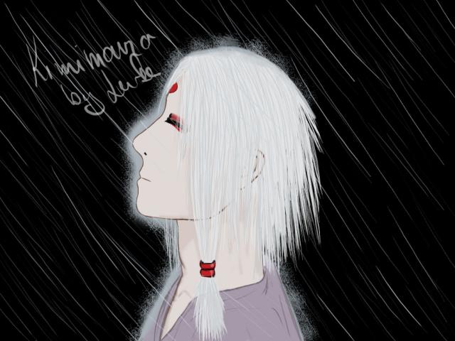 kimimaro in rain