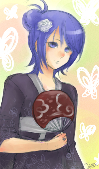 Konan in kimono