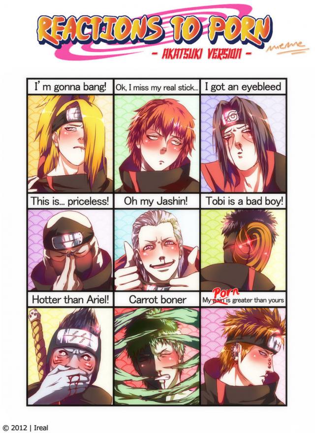 Reactions ala Akatsuki xD