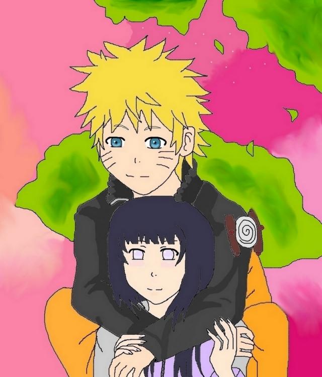 * Naruto and Hinata *