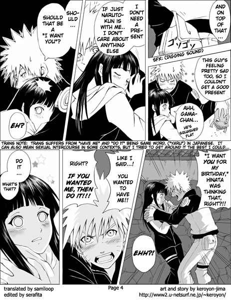 Naruto + Hinata v komixu 4/5