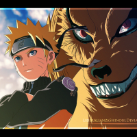 Naruto a kyuubi 