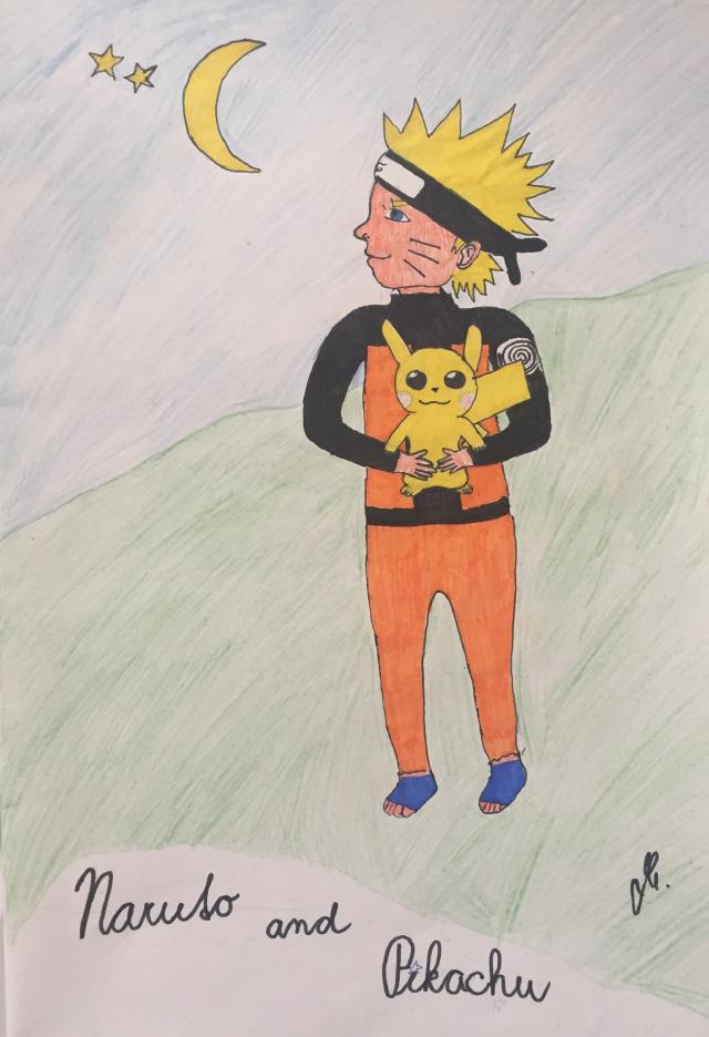 Naruto a Pikachu