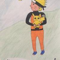 Naruto a Pikachu