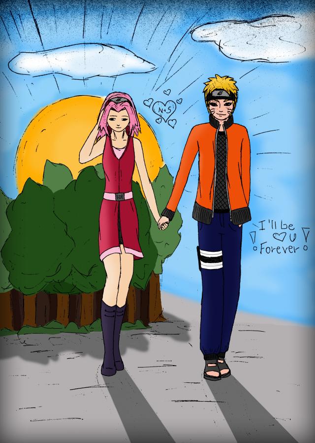 Aha! Naruto a Sakura...