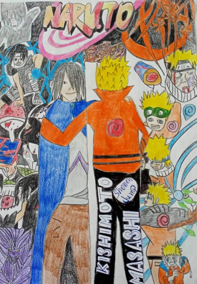 Naruto obálka na mangu :) 