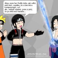 Chudáček Sasuke xD ten Sai je ale upřímný.. 