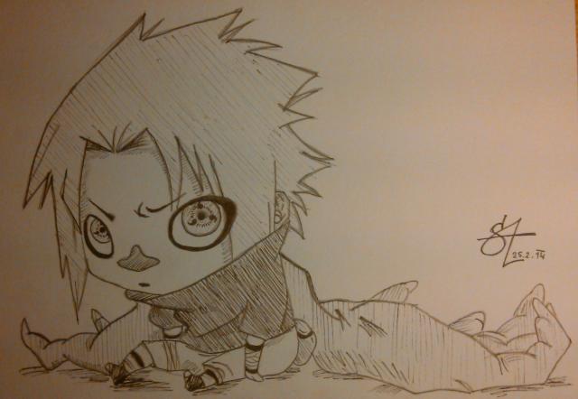 Sasuke chibi :3