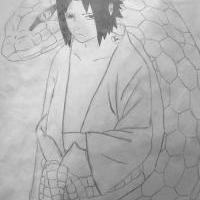 Sasuke u Orochimara..můj 5.FanArt